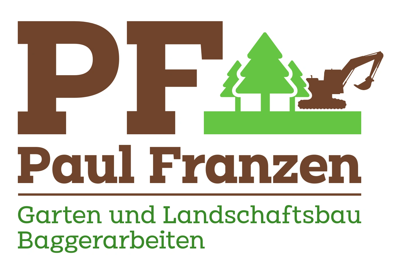 Paul Franzen Garten und Landschaftsbau Baggerarbeiten